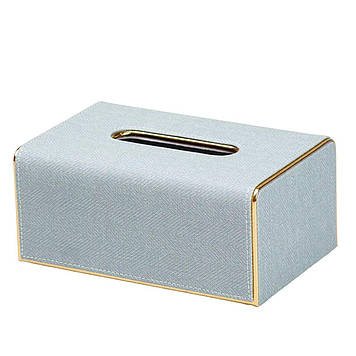 Серветниця горизонтальна 21х13х9 см для серветок на стіл М'ятна HP-3-118M