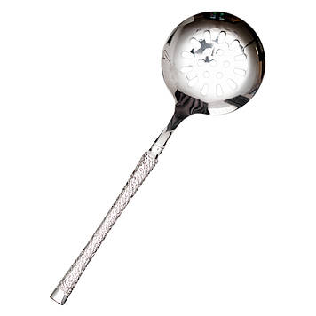 Шумівка для зняття піни з нержавіючої сталі 26.5 (см) ложка шумівка кухарська ложка для зняття пінки HP-8-50