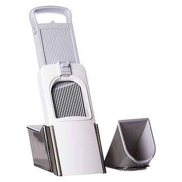Овочерізка ручна універсальна з контейнером 19×12.5×34 см слайсер для овочів кухонна овочерізка HP-8-67