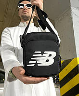 Новинка New balance борсетка Oxford 1000D черная качественная на 2 отделения