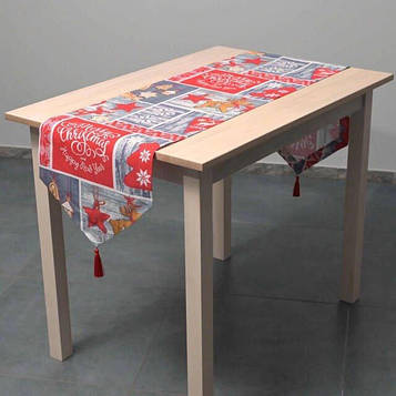 Доріжка (раннер) для обіднього або кухонного столу/ бавовна 100% /рогожка/ 40см*170см / Код/Артикул 103793