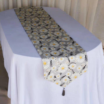 Доріжка (раннер) для обіднього або кухонного столу / Тефлонова тканина / водовідштовхувальне просочення / 40см*170см / Код/Артикул