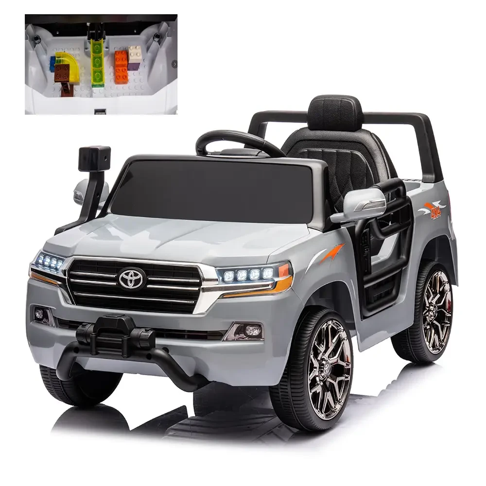 Дитячий електромобіль Toyota Land Cruiser M 5101EBLR-11, пульт, амортизатори (2x40W,12V7A)