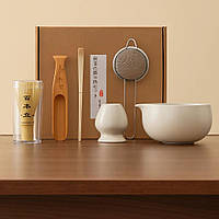 Набір посуди для матча Shiroi Asa Matcha Set подарунковий