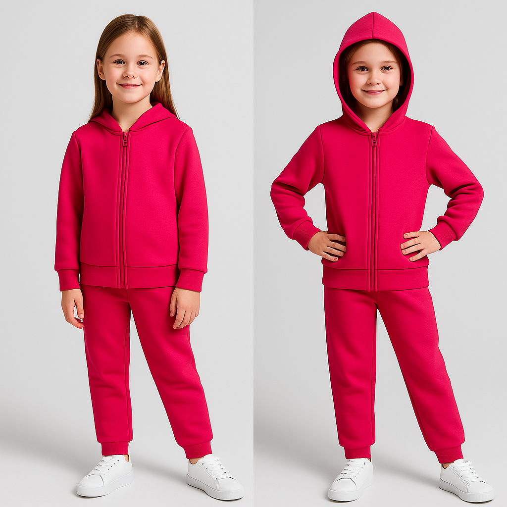 Теплий Костюм на флісі для дівчинки 86-140 см 003681