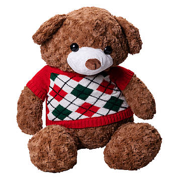 М'яка іграшка-подушка з пледом всередині Ведмідь 110×150 (см) 3 в 1 Коричневий Colorful Home 7146BRR