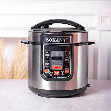 Мультиварка електрична Sokany з чашею на 7 л і антипригарним покриттям SK-07053
