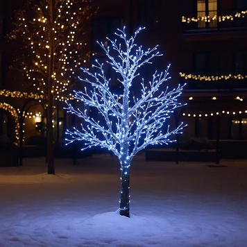 Гірлянда Нитка вулична 30 м 300 LED білий провід Білий CF300L30MWW