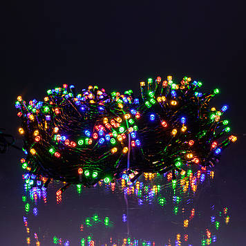 Гірлянда Різдвяна фея вулична 50 (м) 500 LED чорний провід Мультиколір CF500L50MBML