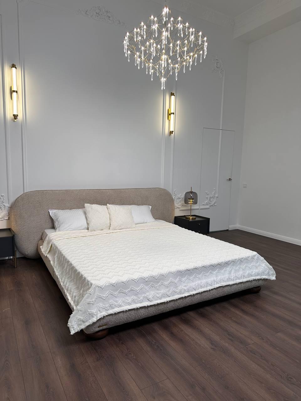 Покривало в скандинавському стилі "Хельга", молочний колір (Розміри і кольори в асортименті), фото 1