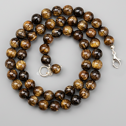 Біотит Ø8 намиста, 0667ОБ