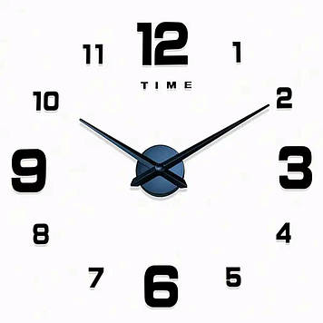 Годинник настінний діаметр 10 см круглий на кухню в стилі лофт HP-3Y-1B