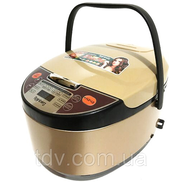 Мультиварка Rainberg RB-6207, 12 автоматичних програм, 1500 Вт, 6 л, фото 1