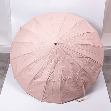Парасолька механічна з принтом надійна з поліестеру діаметр 99 см Рожева HP-23-3M