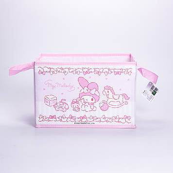 Кошик для іграшок 30×20×20 (см) м'який складаний Рожевий HP-41-7P