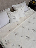 Покривало "Бароко №4", 100% cotton, молочний колір (Розміри і кольори в асортименті), фото 10