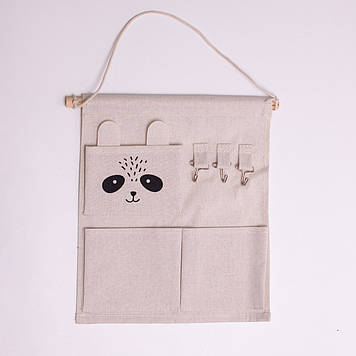 Підвісний органайзер на 3 відділення 28×33 (см) Білий HP-41-12W