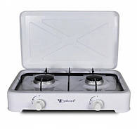 Настільна газова плита Yucel O 200 LPG White на 2 конфорки білий