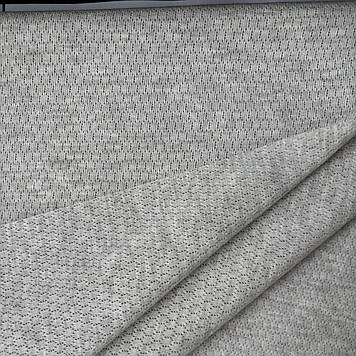 Рібана трансферлі преміум трикотажне полотно бежевий меланж соти