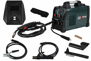 ІНВЕРТОР ЗВАРЮВАЛЬНИЙ MIG/MMA/TIG (НАПІВАВТОМАТ) 4.7KVA 50-250A ЕЛЕКТРОДИ 0.8-1MM GUT MECHANIC WIS2504