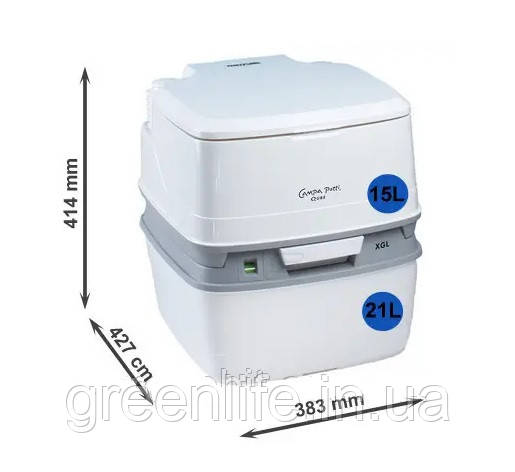 Біотуалет Thetford Campa Potti XGL з медичного пластику., фото 1