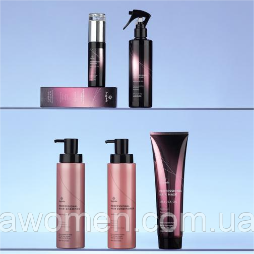 Набор для волосся з олією MARULA Bogenia BG403 №001+ подарунок, фото 1