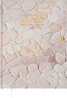 Щоденник датований 2026 (A5, жорстка обкладинка, пісочний) Buromax Fantastic BM.21161-22
