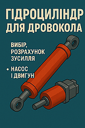 Гідроциліндр для дровокола — як вибрати, які бувають і яке зусилля розвиває