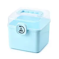 Аптечка-органайзер для ліків розмір 18.5х19х20 см S