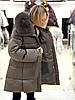 Пуховик жіночий Chanevia 25510 SEAL BROWN, фото 7