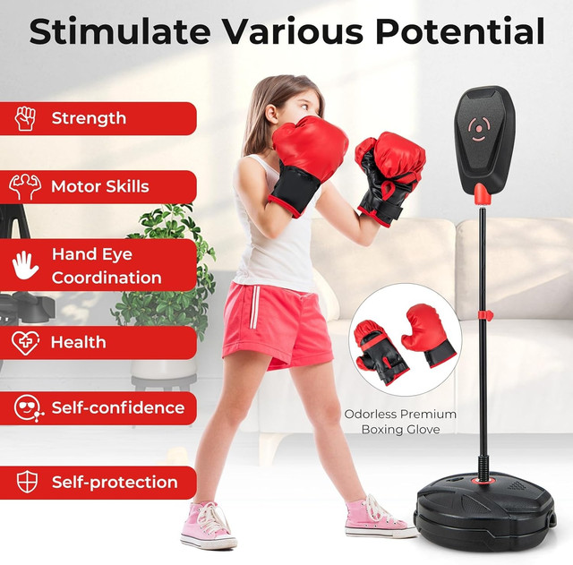 Боксерська груша на стійці