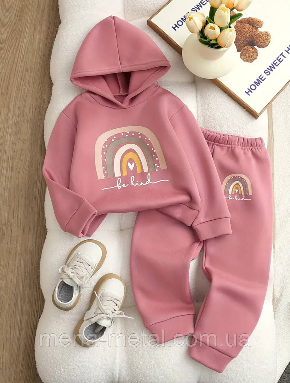 Теплий дитячий костюм на флісі 110 розмір, фото 1