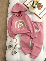 Теплий дитячий костюм на флісі 110 розмір
