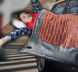 Електро простирадло з підігрівом Електропростирадло з підігрівом у машину Автомобільне простирадло з живленням від прикурювача, фото 6