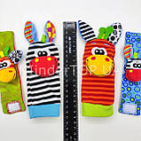 Розвиваючи браслети і шкарпетки брязкальця Sozzy в подарунковій упаковці, фото 5