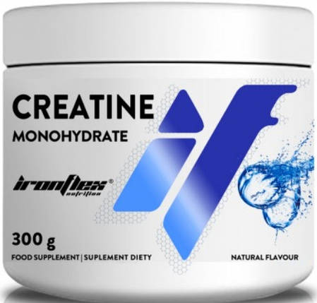 Креатин IronFlex Creatine monohydrate 300 г без смаку, фото 1