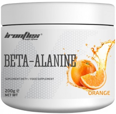 Бета аланін IronFlex Beta-Alanin 200 г апельсин