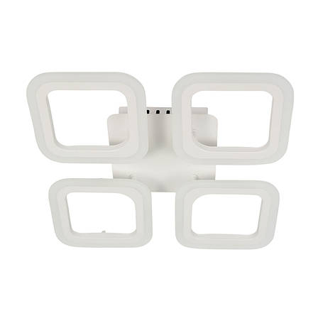 Стельова LED люстра, світлодіодний світильник Sunlight білий 6325/4S, фото 2