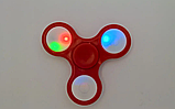 Спінер-антистрес світний Іграшка-антистрес у формі спінера Спінер світиться в темряві Led spinner, фото 3
