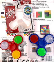 Спінер-антистрес світний Іграшка-антистрес у формі спінера Спінер світиться в темряві Led spinner