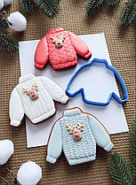 3D форми-вирубки для пряників "Светр 3"