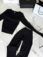 Термо комплект (лонг + легінси) Модель: 824-1646/1 Колір: чорний, шоколад, графіт, молоко, фото 2