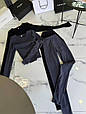 Термо комплект (лонг + легінси) Модель: 824-1646/1 Колір: чорний, шоколад, графіт, молоко, фото 3