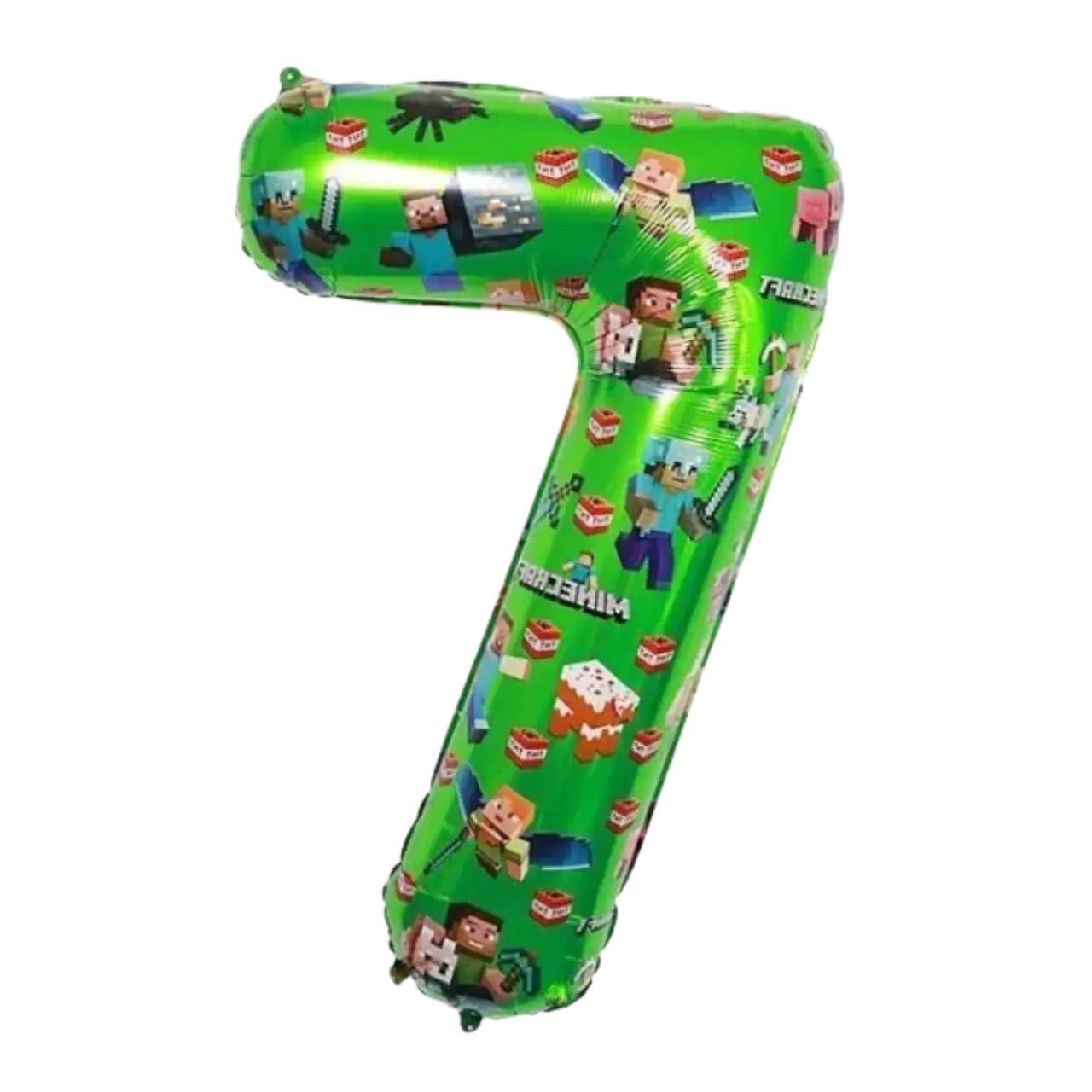 Фольгована цифра «7» Minecraft, 40" (Китай)