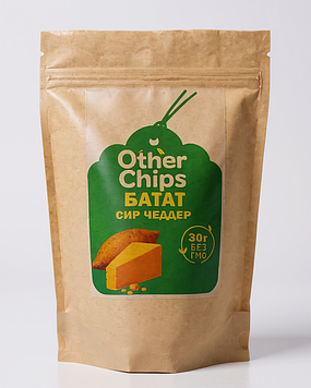 10 уп. Батат чіпси зі смаком сиру Чеддер Other Chips 30г