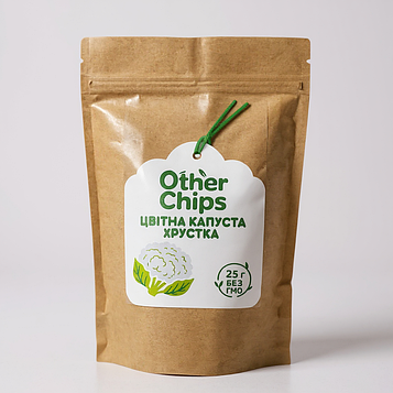 10 уп. Цвітна капуста хрустка з сіллю Other Chips 25г