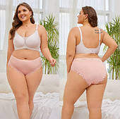 Великі бавовняні трусики-сліпи з мереживом, FINETOO