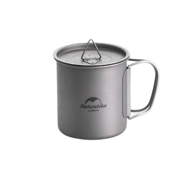 Кружка титанова Naturehike 200 мл NH20CJ005 grey, фото 1