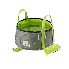 Відро складане Naturehike New Folding Washbasin S 10 л NH18L010-P grey