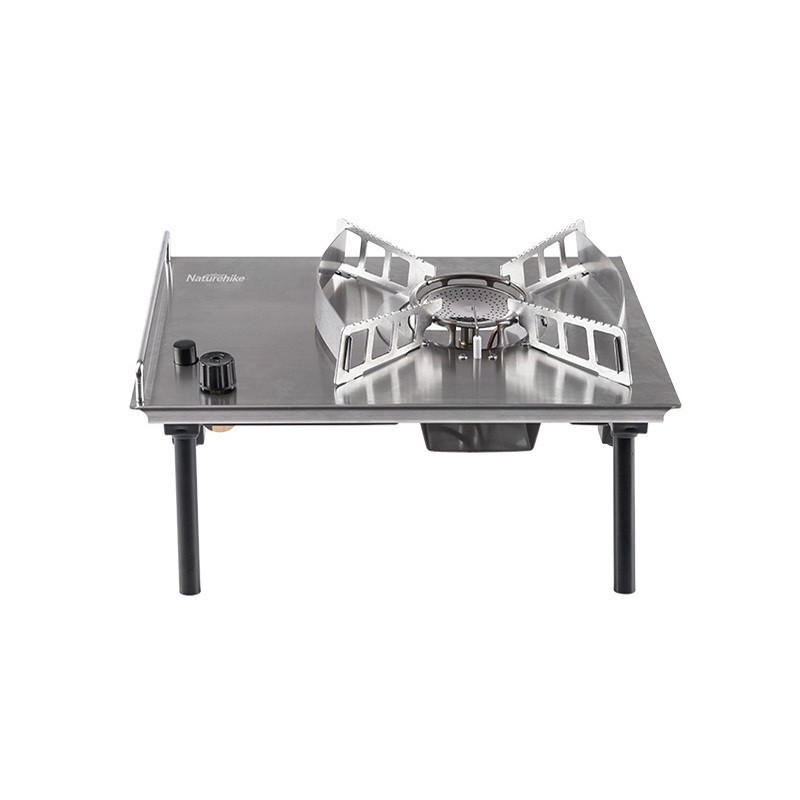 Пальник-плита кемпінговий Naturehike Outdoor Table Furnace Q-9E NH19PJ002 grey, фото 1